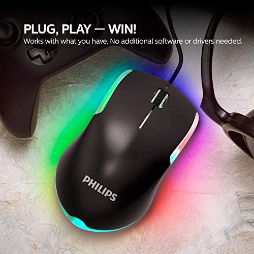 SPK9314 3-Button Computer Mouse RGB Impeglow FX - USB