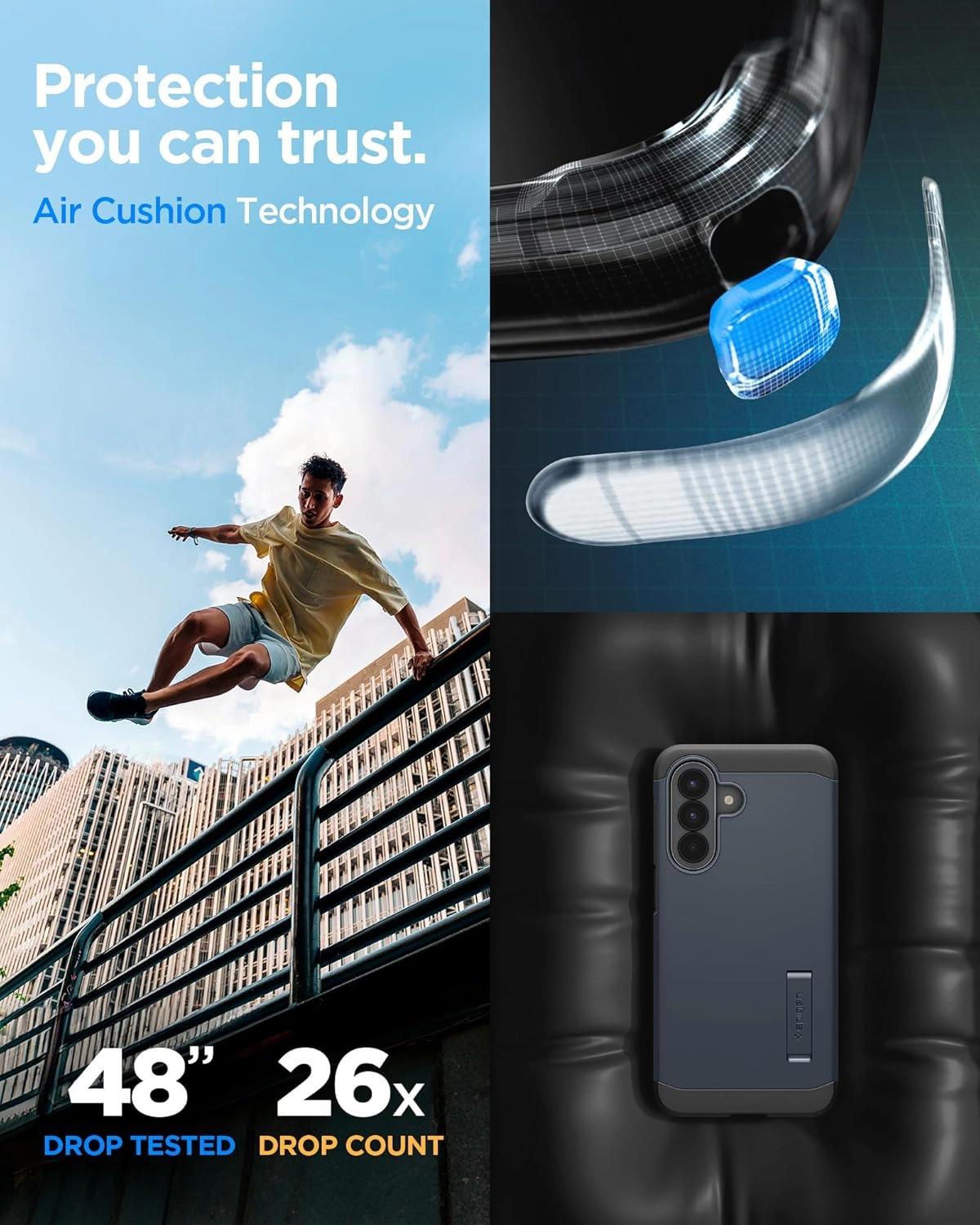 Tough Armor for Samsung Galaxy A57 5G - Extreme Impact Foam TPU Hard PC case
