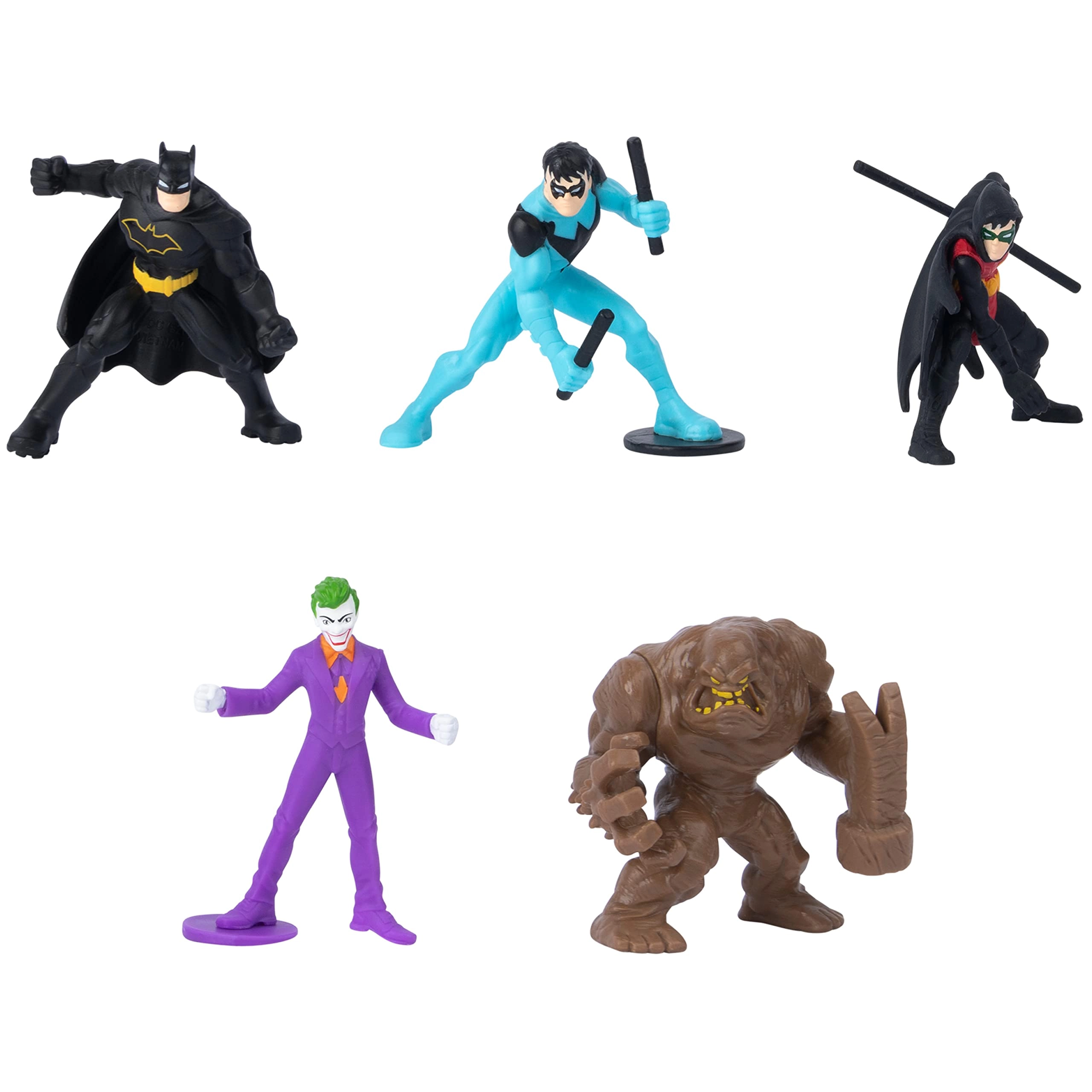 Spin Master Batman, Robin, Nightwing vs The Joker, Clayface 5-Pack - 3yr(s) 5 Figures
