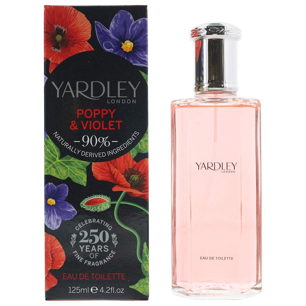Yardley Poppy & Violet Eau de Toilette 125 ml