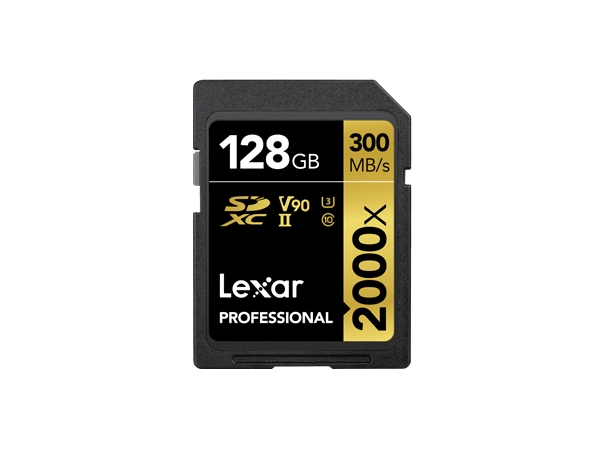 Lexar Professional 2000X SDHC UHS-II U3 V90 128GB