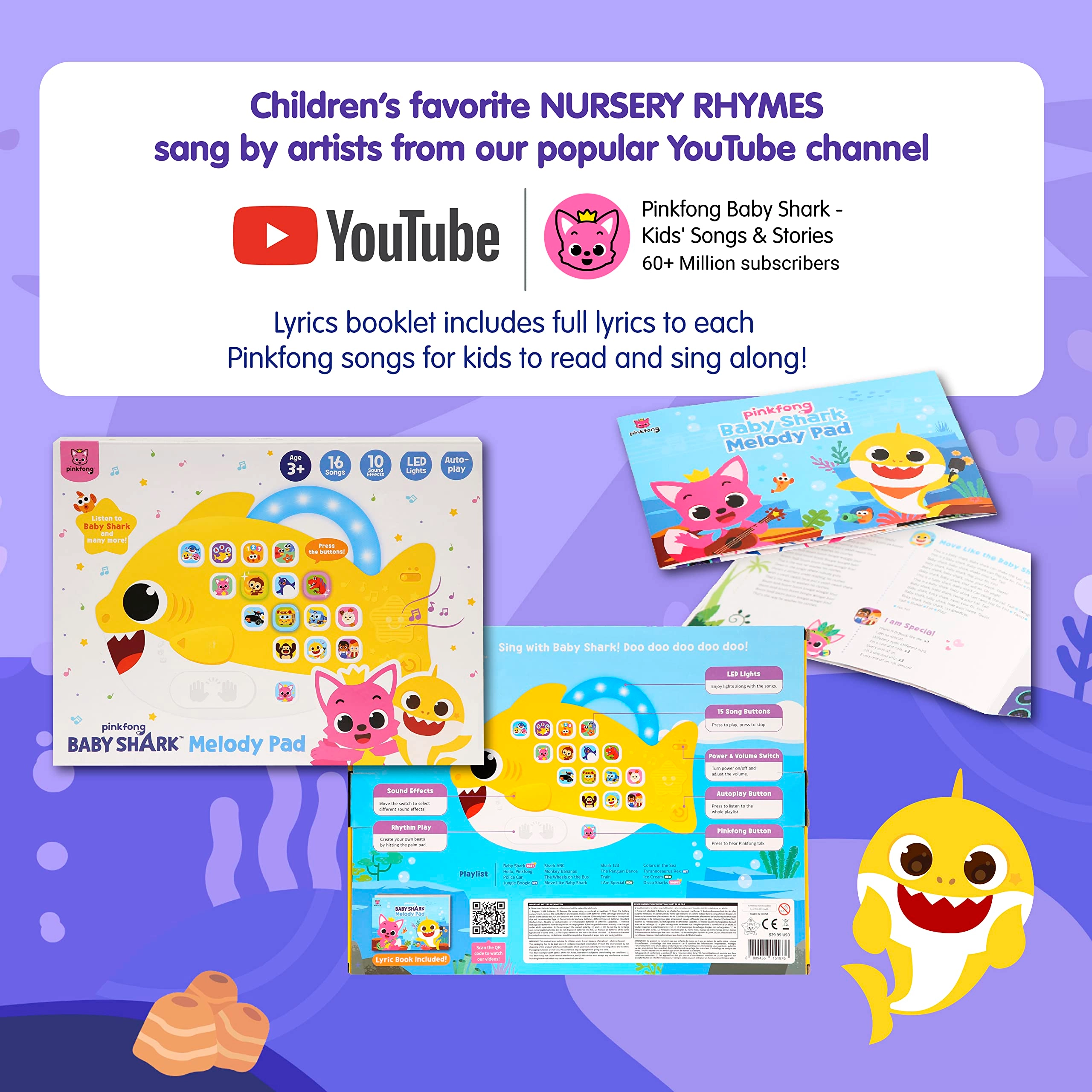 Baby Shark Melody Pad - Toddlers 1-3