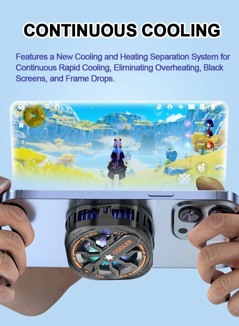 Mobile Phone Cooler - 5-Second Instant Cooling Magnetic Clip-On
