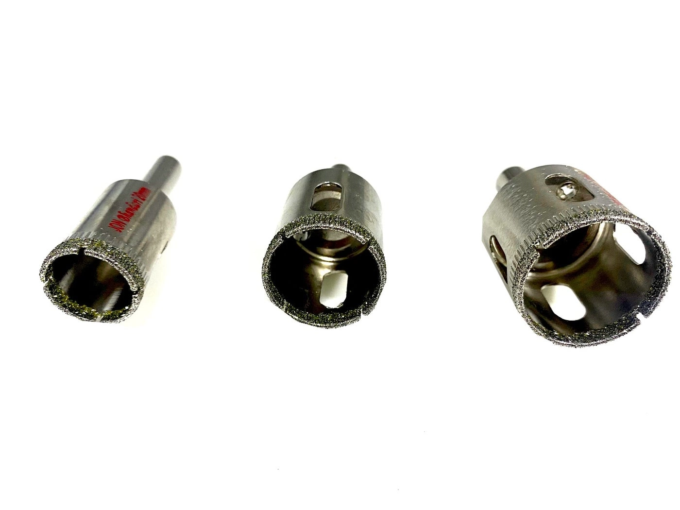 Jon Bhandari Tools Diamond Drill Bit Set for Glass - Electroplated Diamond Coating 20mm 25mm 30mm