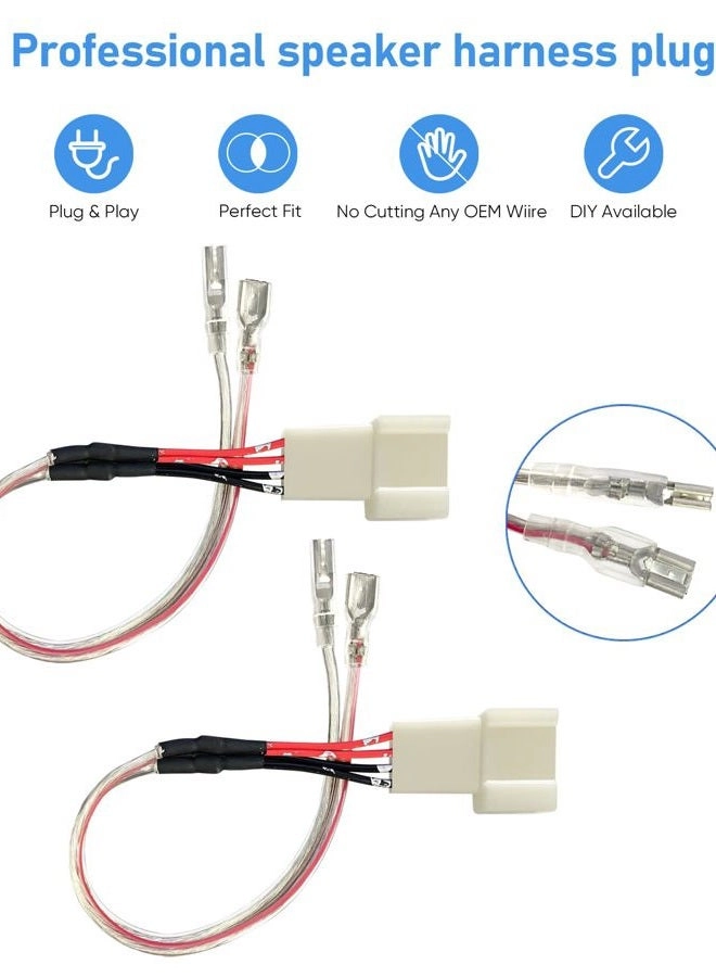 Speaker Wiring Harness - 2PCS Multicolored