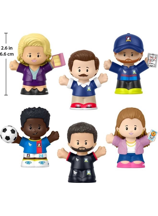 Ted Lasso Special Edition Set - Ted Lasso Rebecca Welton Keeley Jones Coach Beard Roy Kent Sam Obisanya 6 Figures