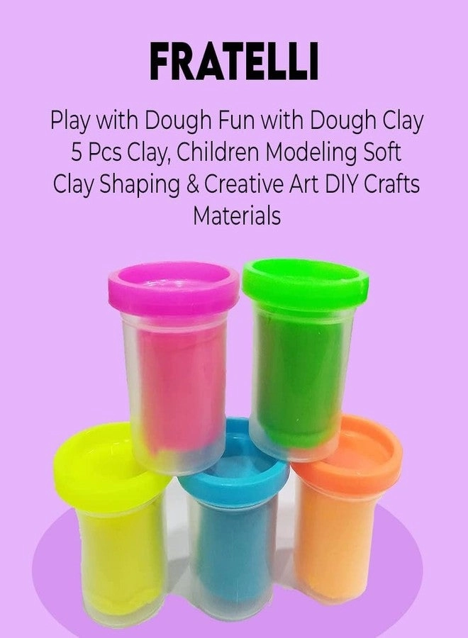 Play with Dough - Air Dry Clay 5 Pcs