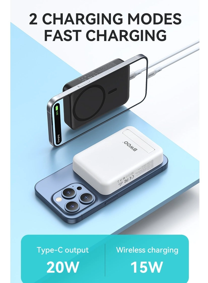 Wireless Magnetic Power Bank - 10000Mah 20W + 15W