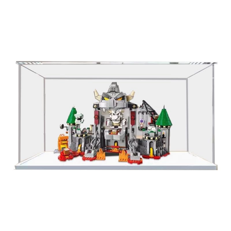 HCAEIOFJ Clear Acrylic Display Case (71423) - Dry Bowser Castle Battle Expansion LegoSuper Mario