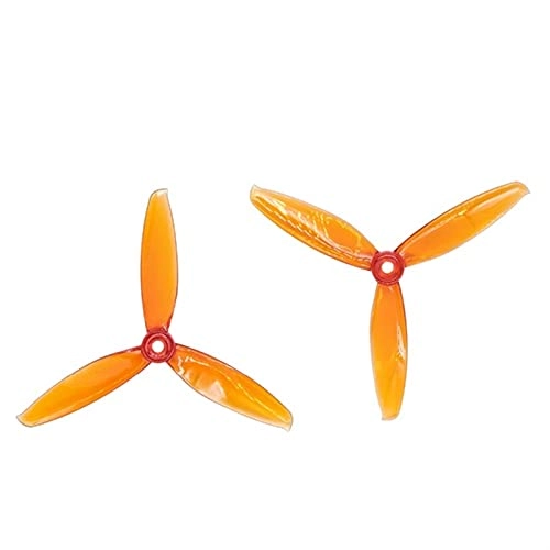 T5043C - 3-Blade 5x4.3 12 Pair Crystal Orange