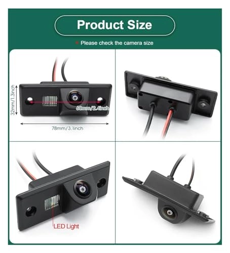Reversing Camera - RCA interface PAL 512(H)X582(V); NTSC 512(H)X492(V)