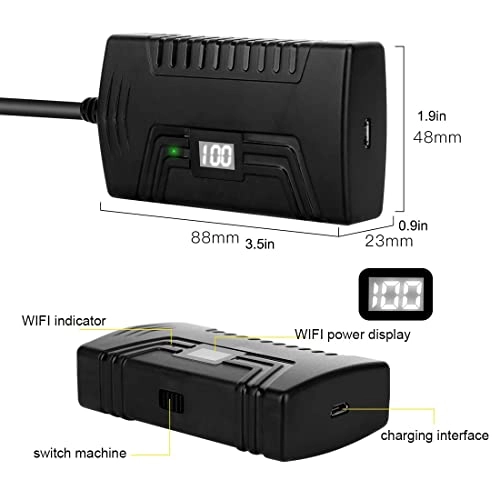 Wireless Endoscope - 2MP HD Semi-rigid cable