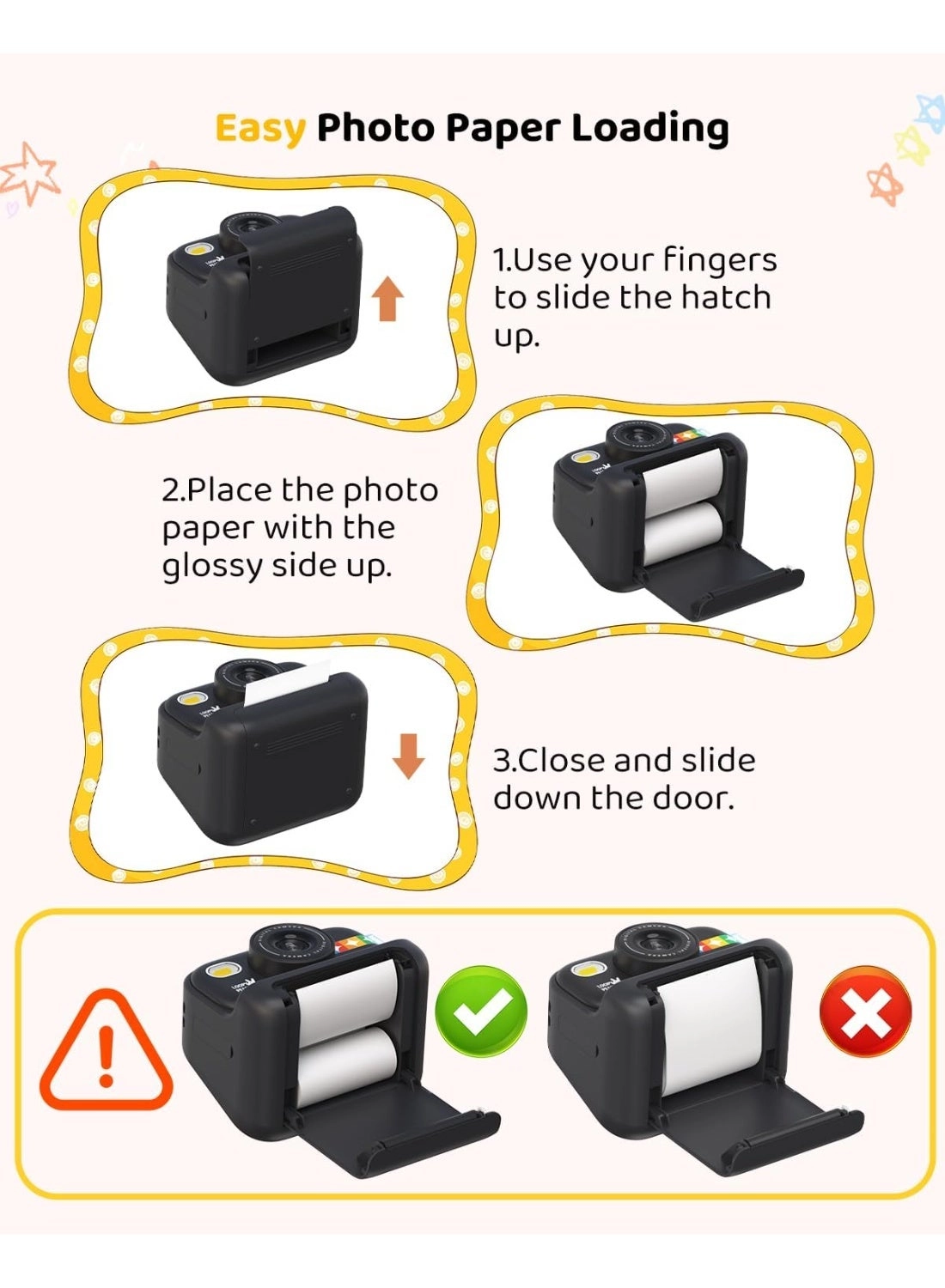 Kids Instant Print Camera - 32GB 12MP