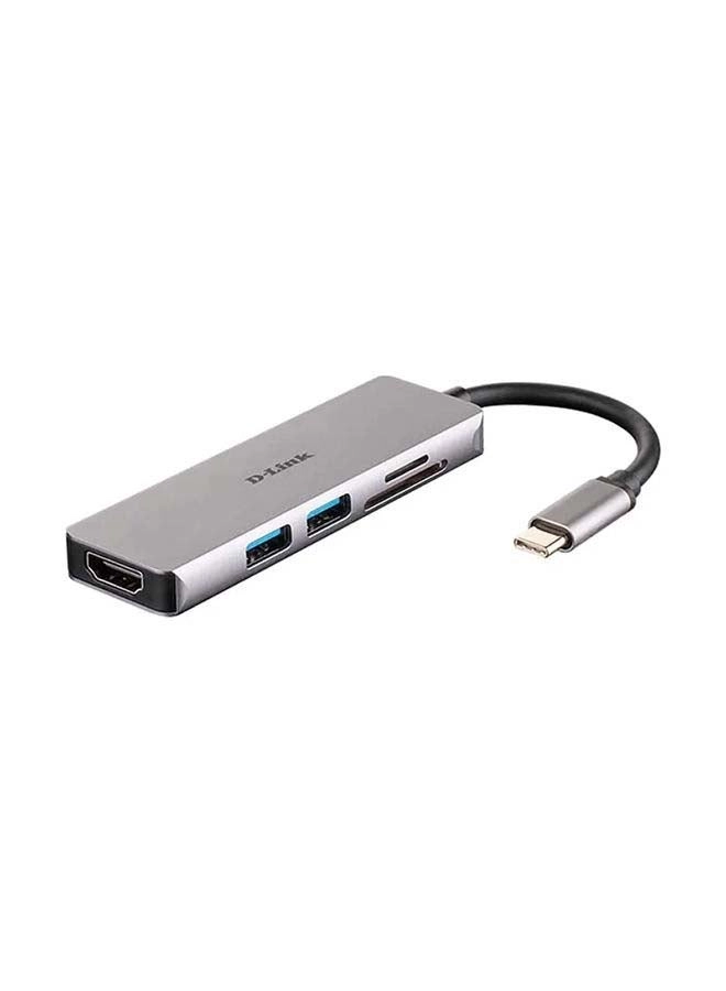 DUBM530 - 5 In 1 USB Type C HUB