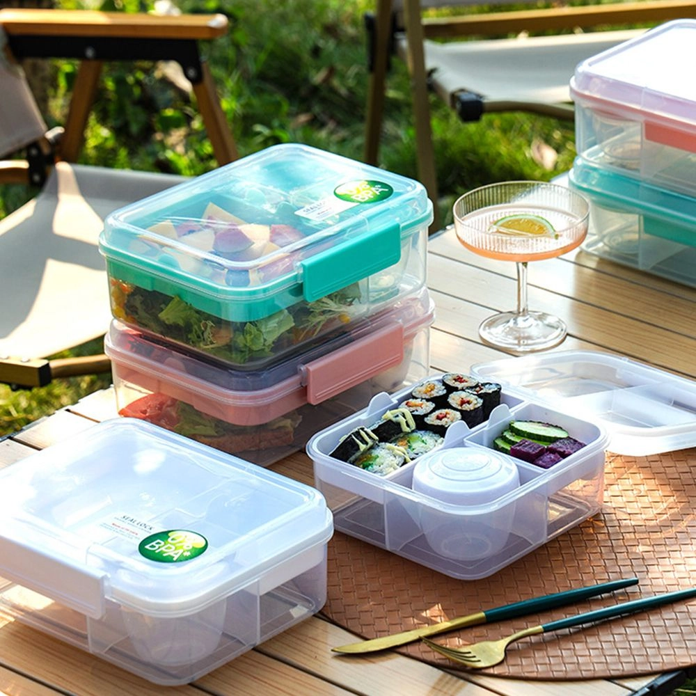 3/4/5 Compartment Convertible Bento Lunch Box - 1250ml