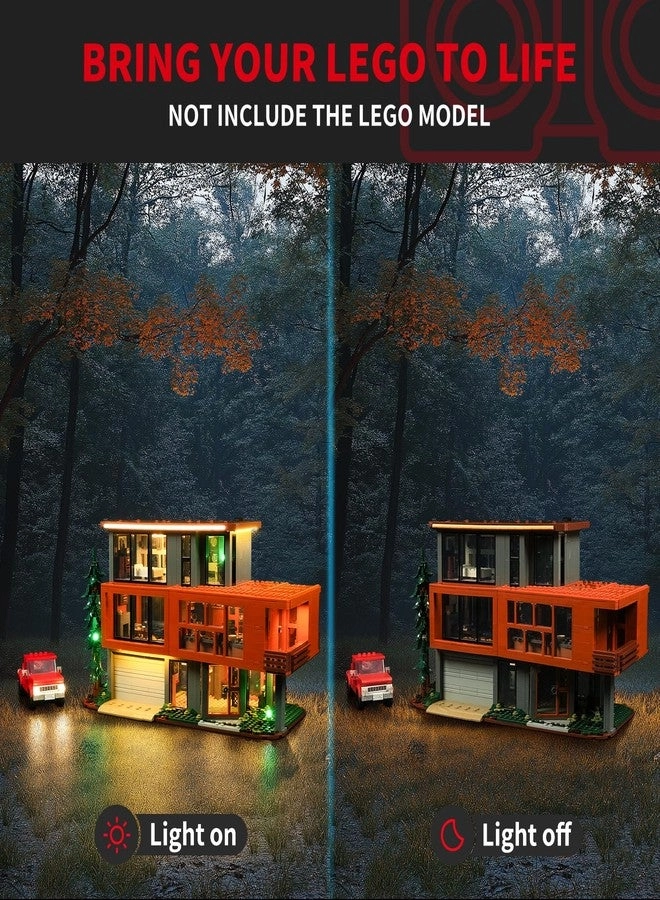 Light Kit for Lego Twilight: The Cullen House - Compatible with Lego Ideas 21354 Battery Powered