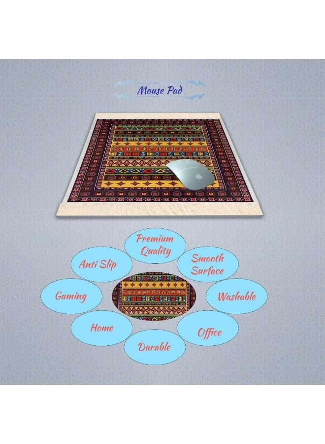 Classic Persian Carpet Fabric Gaming Mouse Pad