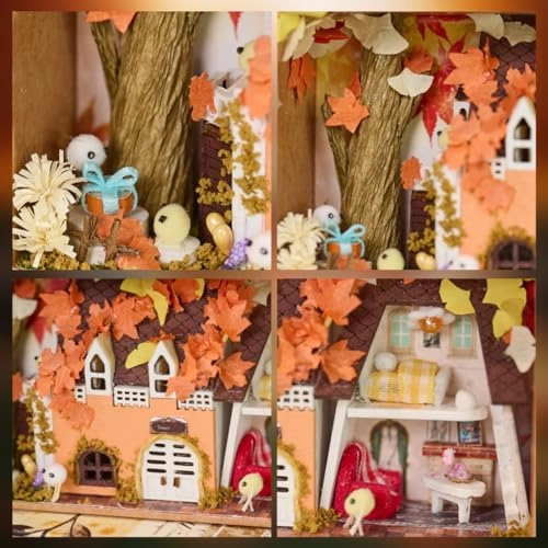 Miniature Wooden Dollhouse Furniture Kit - Creative Room 1:24