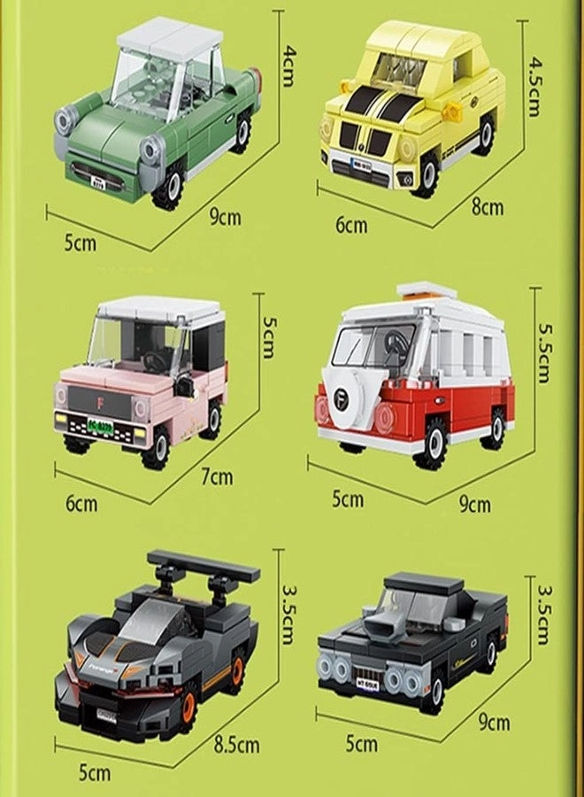 Mini Cars Building Brick Sets - 514 pcs