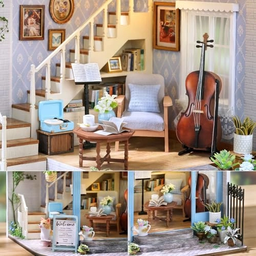 DIY Miniature Dollhouse Kit - Warm Moment 1:24