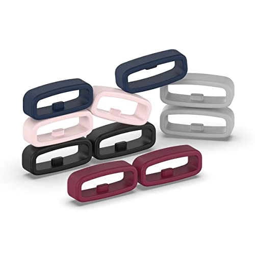 Watch Band 20mm - Silicone Safety Buckle Black 10-Pack