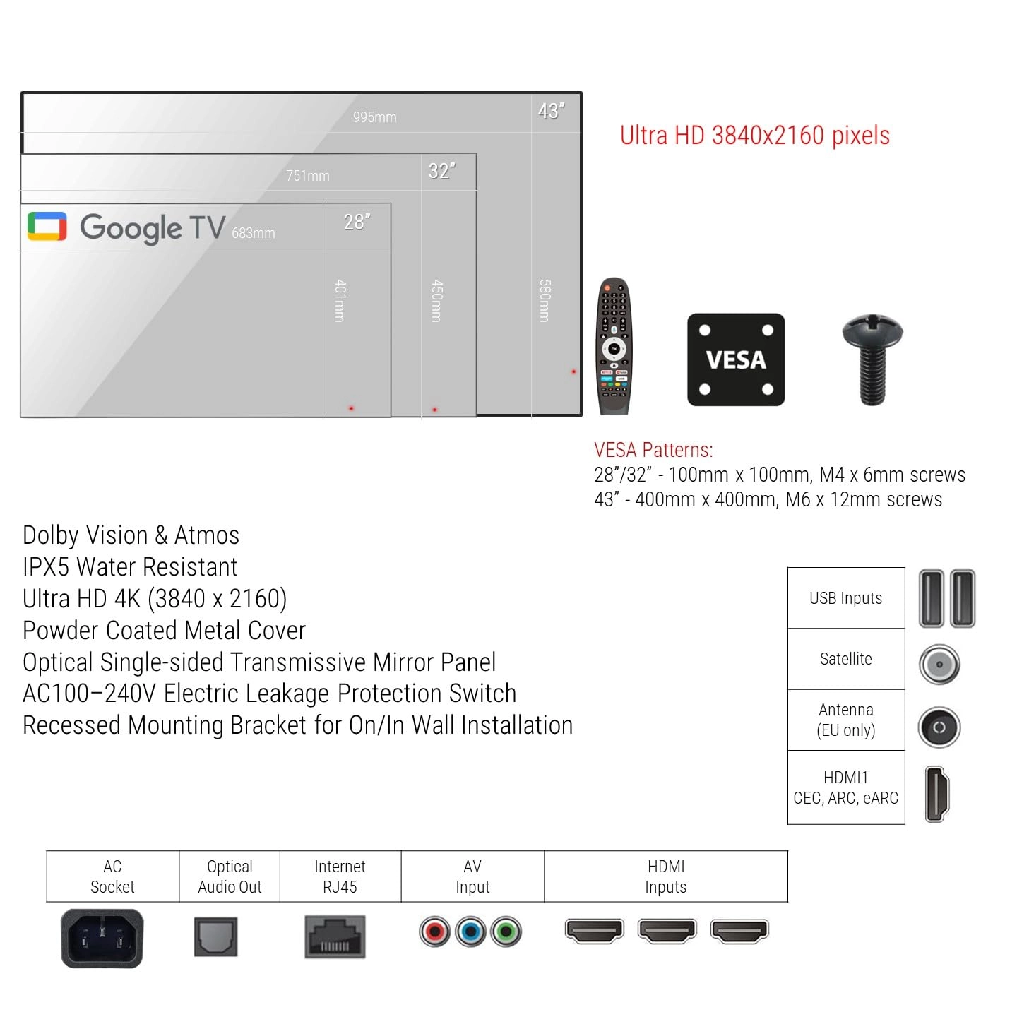 HYG32E - 32”