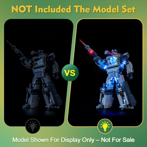 Light kit Compatible with Lego 10358 Transformers: Soundwave