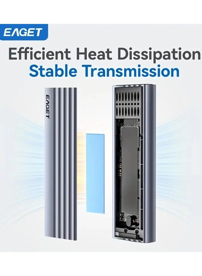 M.2 NVMe SSD Enclosure - USB 3.2 M-Key & B+M Key 2230/2242/2260/2280