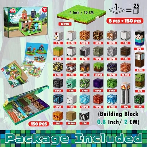 Magnetic Blocks - 150 pcs