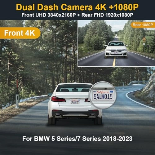 4K Dual 3840x2160 - for BMW 5 7 2018-2022