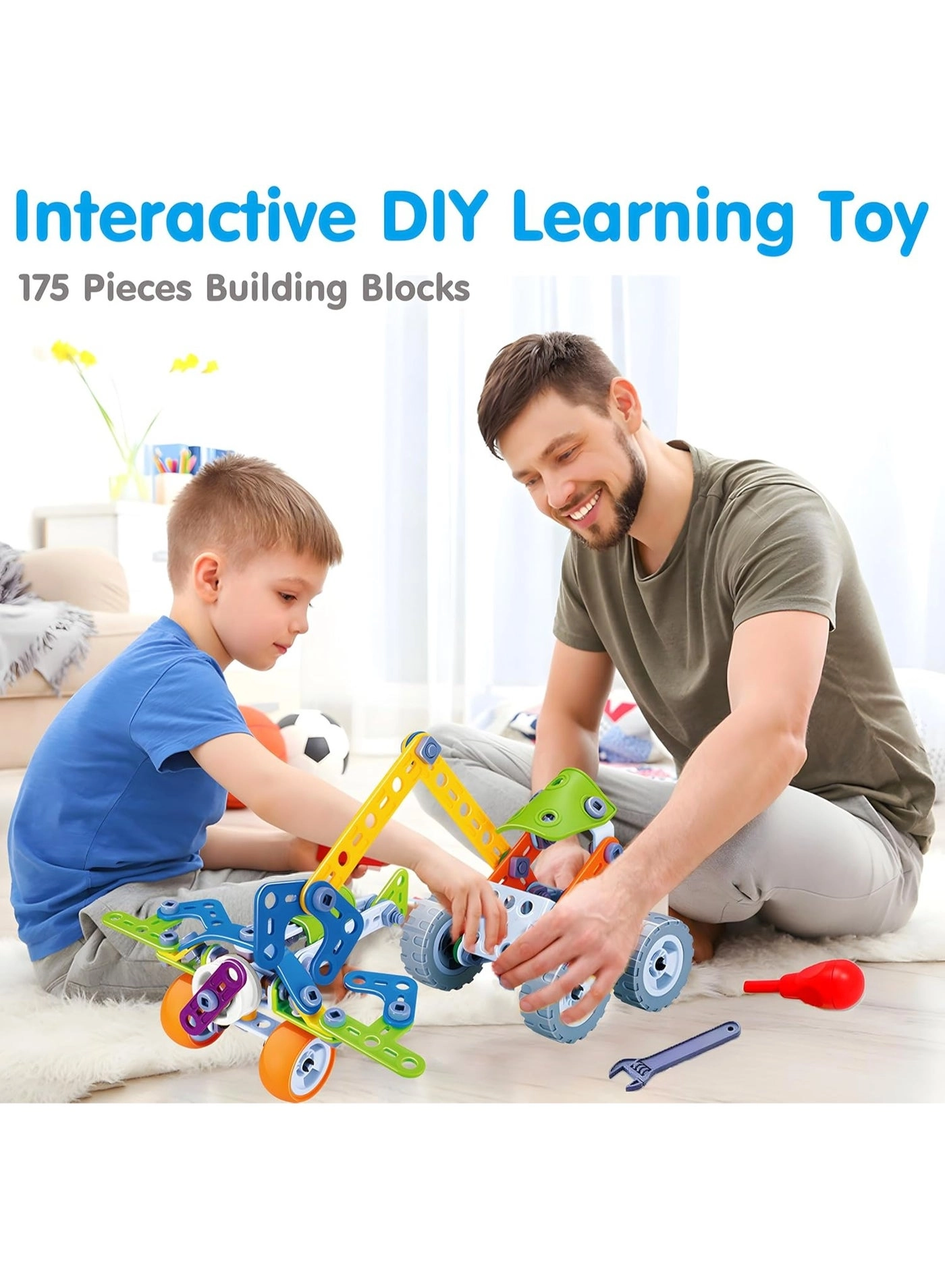 STEM Toy Set - 11-in-1 175 pcs