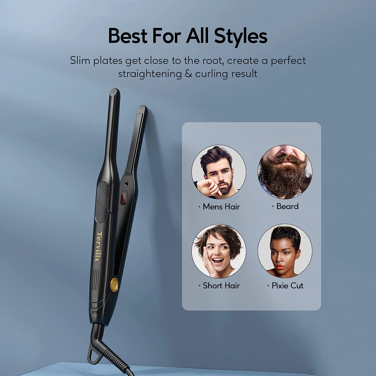 Pencil Flat Iron - 3/10 Inch