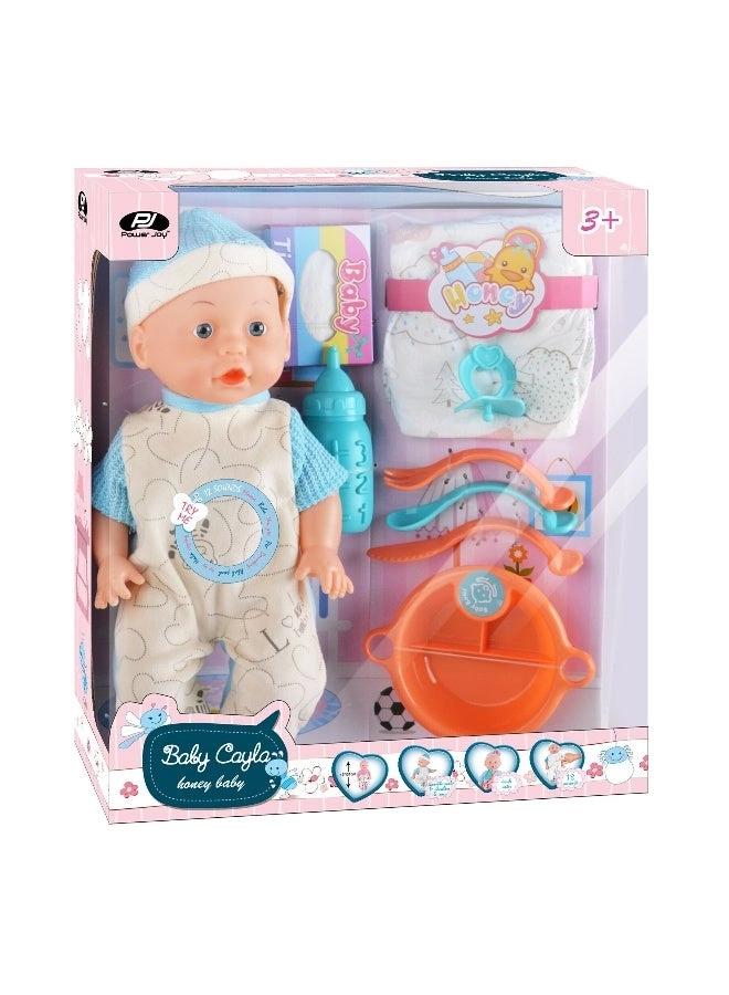 Baby Cayla Drink Doll Playset - 31cm Multicolor Ages 3+