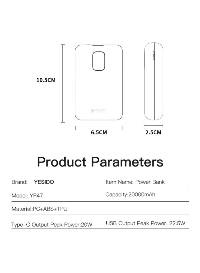 YP47 - 20000mAh 22.5W