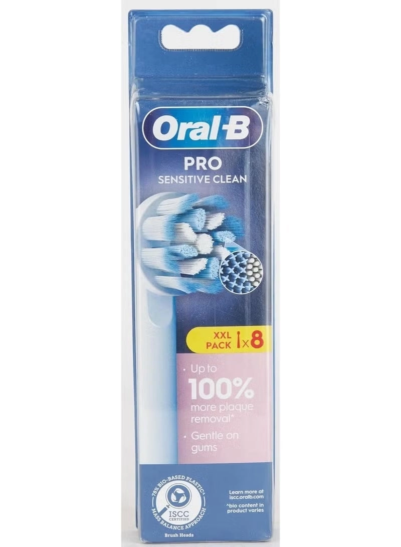 Sensitive Clean - Pack of 8 Extra Soft Bristles