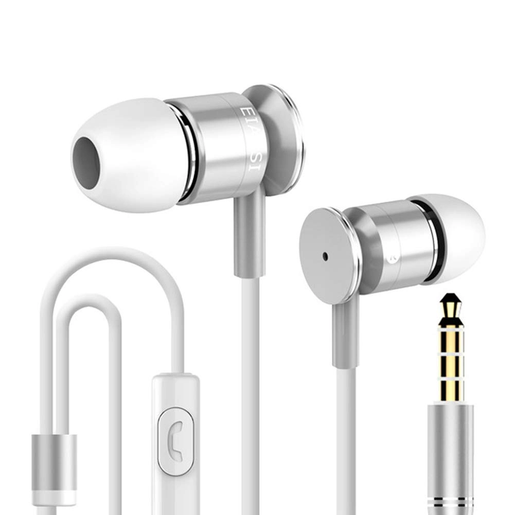 Metal Band Microphone Wired Headset