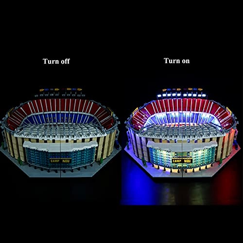 LED Light Kit for Lego Camp NOU - Compatible with Lego 10284 RC Version