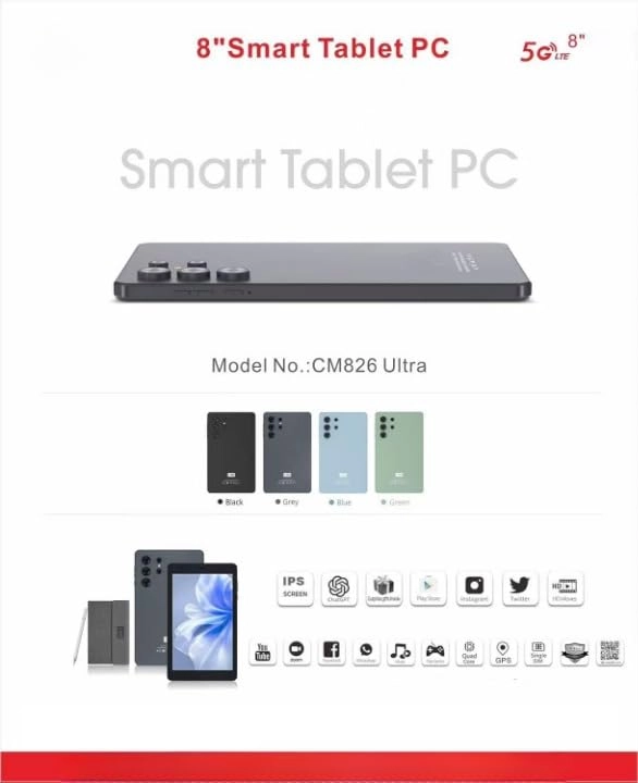 CM826 Ultra - 8 Inches 512 GB