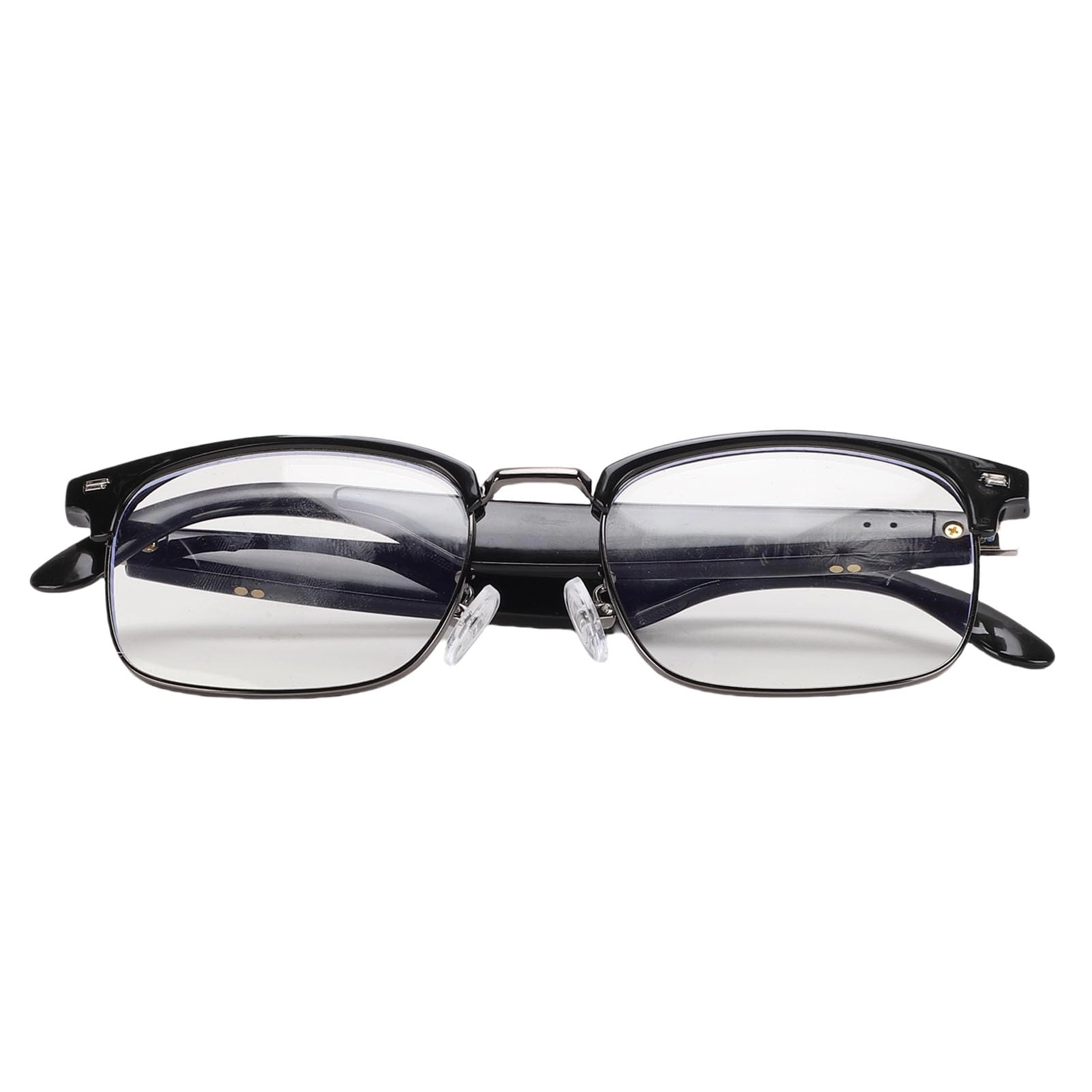 POENVFPO F08 - Open Dual Speakers HD Mic Blue Light Blocking