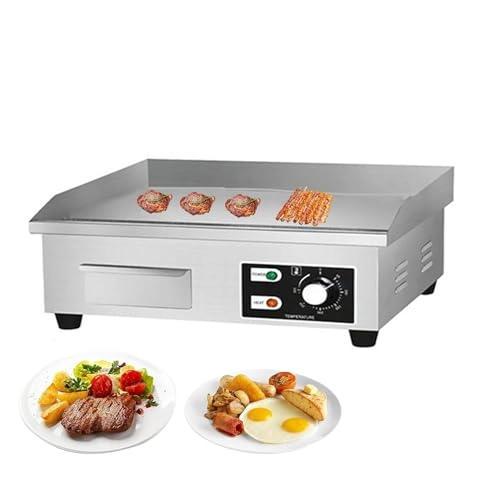 Commercial Electric Griddle - 451 x 300 mm