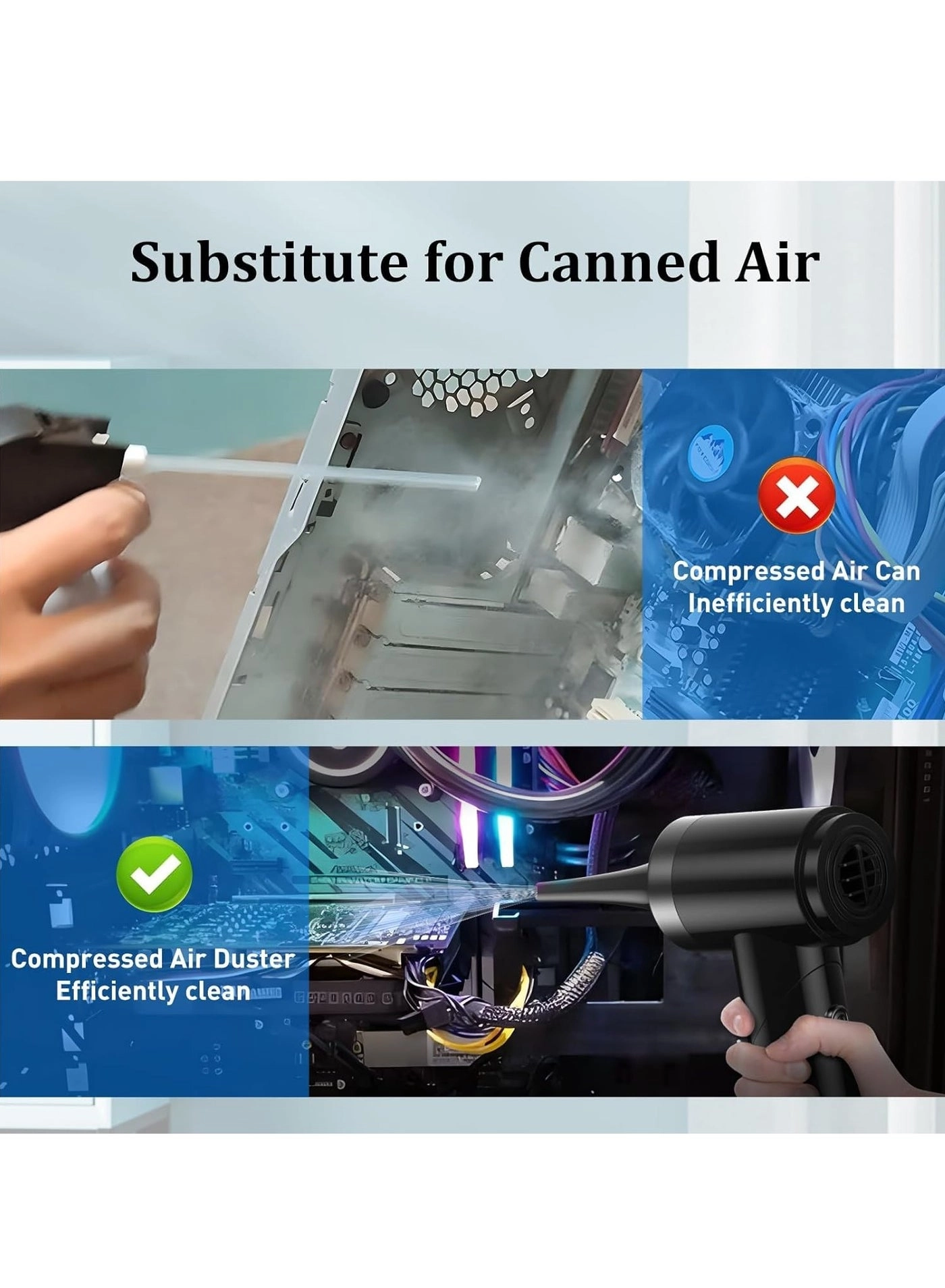 Handheld Car Vacuum Cleaner - 4000mAh