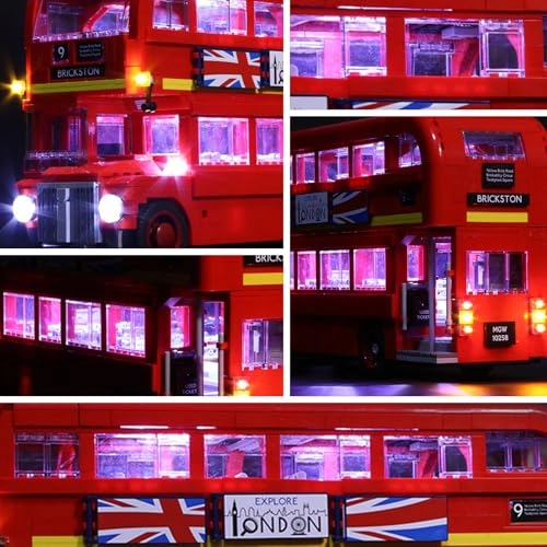 LED Lighting Kit - ABS for LEGO London Bus 10258 USB