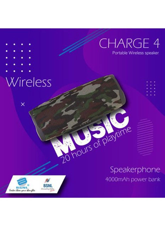 Charge4 - Portable Speaker With Power Bank