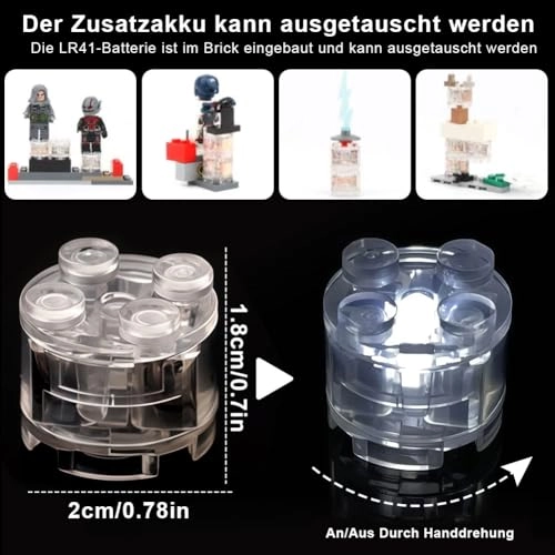 Luminous Building Blocks - 15 pcs