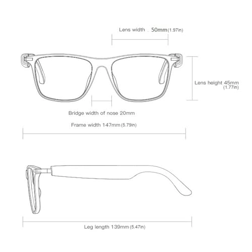 Smart Glasses - Bluetooth Hands-Free UV & Blue Light Protection
