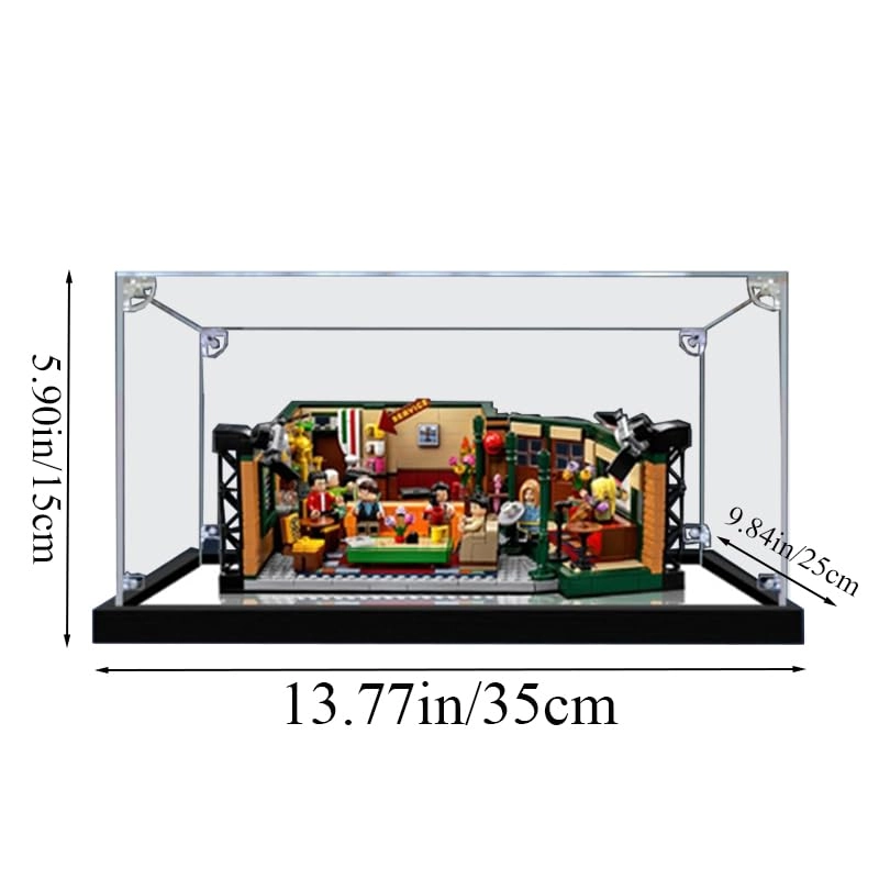 Display Case (21319) - Clear Acrylic Mirror Bottom