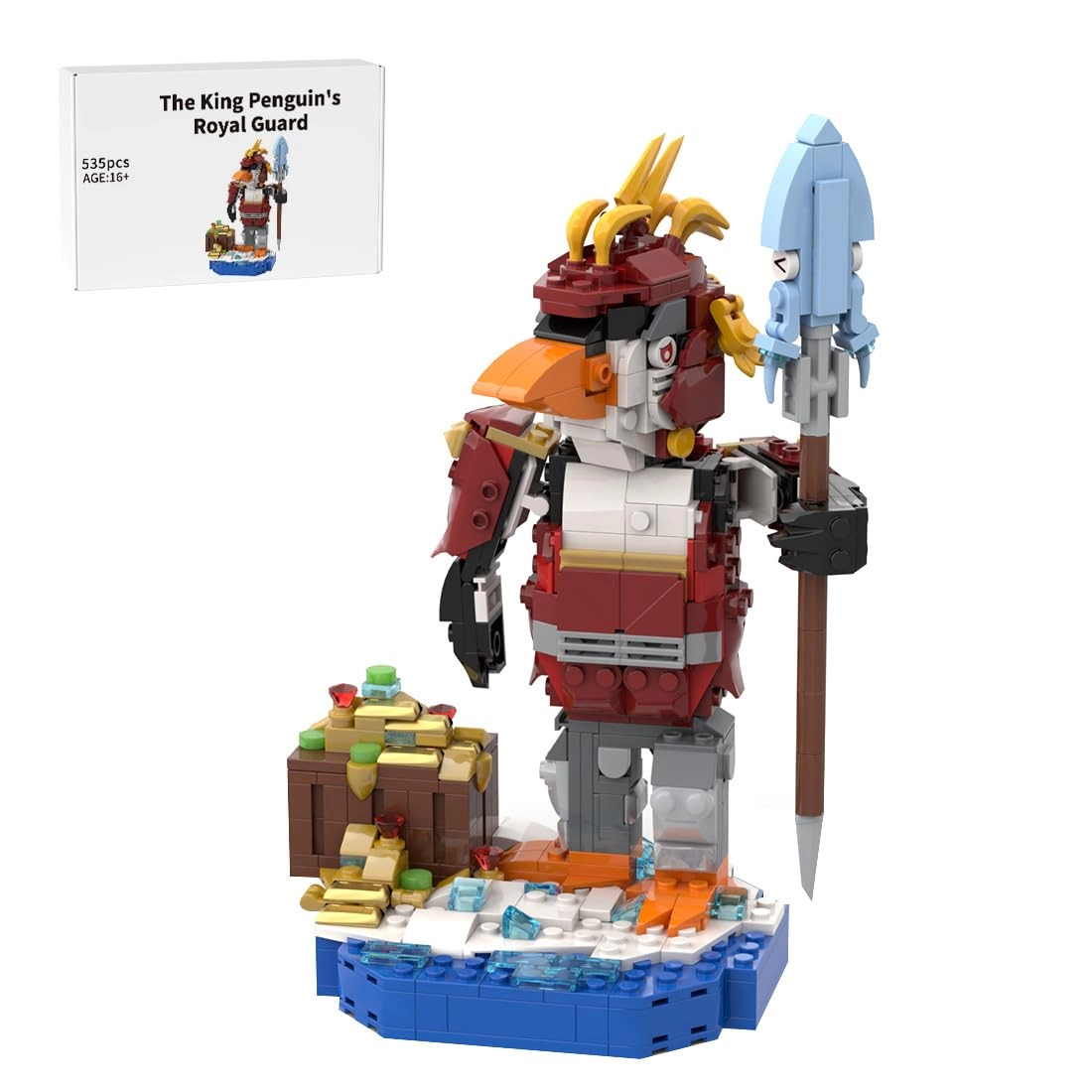 WOWOBONTOY MOC-203850 - King Penguins Royal Guard 535 pcs