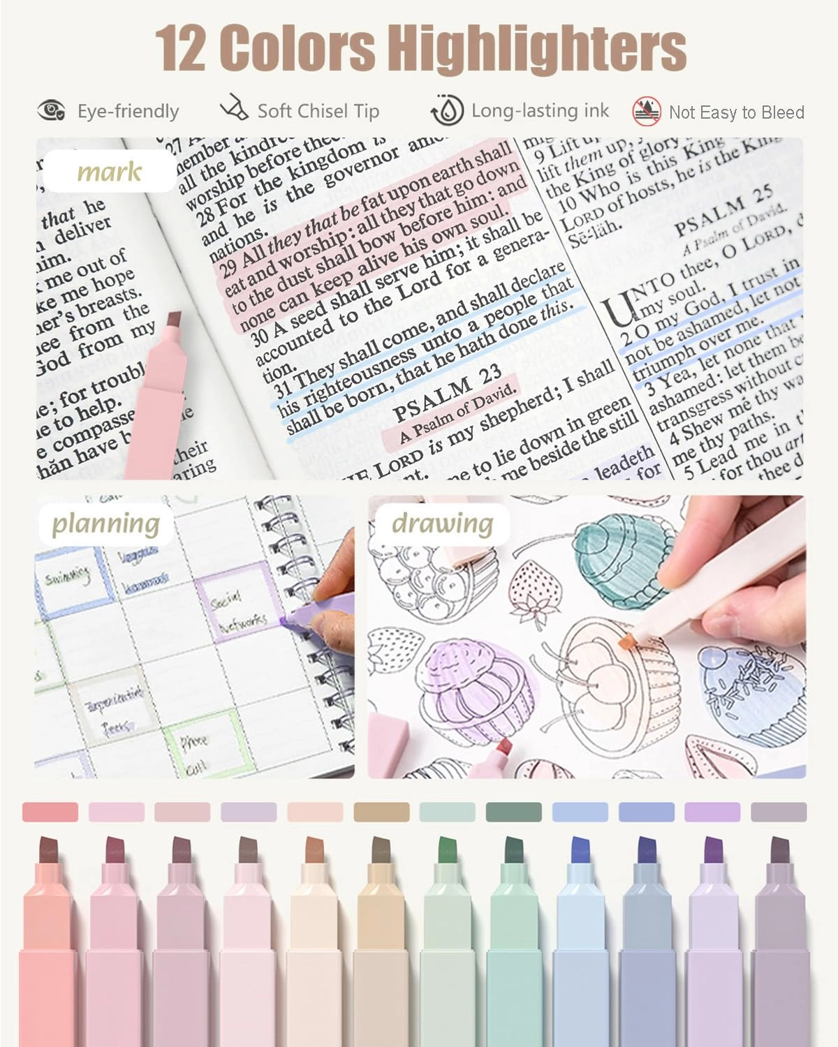 Aesthetic School Supplies - 39.0 Count 0.5mm, 0.7mm, 0.9mm Millimeters