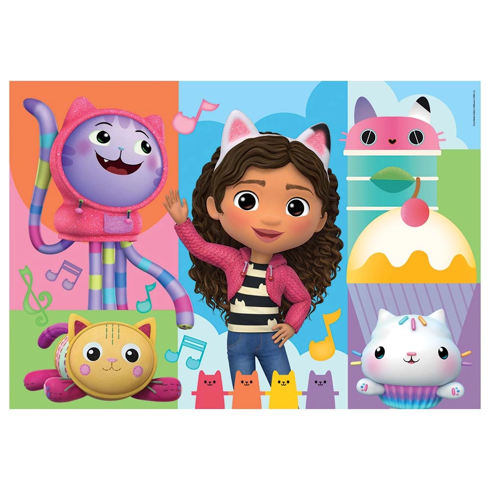 Gabby Dollhouse 2-in-1 Puzzle (AL-24804) - 120 pcs