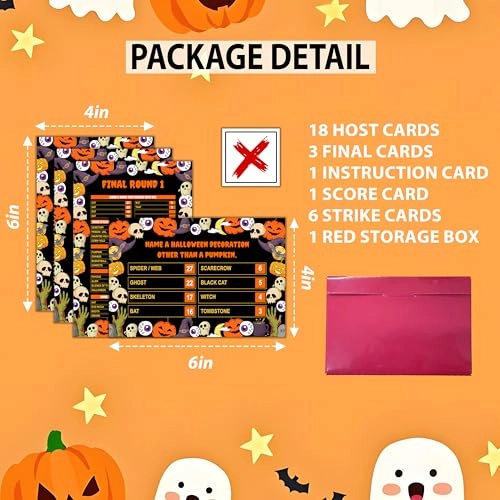 Friendly Feud Game - 17 months and up 18 quiz host cards